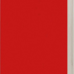 Hängeschrank OPTIFIT Faro Schränke Gr. B/H/T: 50 cm x 89,6 cm x 34,6 cm, 1 St., rot (rot glanz) Hängeschränke Schränke mit Metallgriff, Breite 50 cm