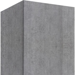 Hochschrank OPTIFIT Tara Schränke Gr. B/H/T: 60 cm x 211,8 cm x 58,4 cm, 2 St., grau (betonfarben) Hochschrank Küchenschrank Vorratsschrank Schränke