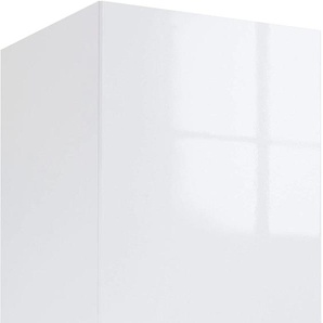 Hochschrank OPTIFIT Tara Schränke Gr. B/H/T: 60 cm x 211,8 cm x 58,4 cm, 2 St., weiß (weiß glanz) Hochschrank Küchenschrank Vorratsschrank Schränke