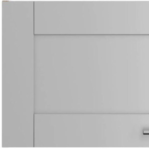 Klapphängeschrank OPTIFIT Ahus Schränke Gr. B/H/T: 90 cm x 35,2 cm x 34,9 cm, grau (hellgrau matt, wildeiche nachbildung) Hängeschränke Breite 90 cm