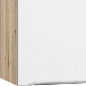 Klapphängeschrank OPTIFIT Aken Schränke Gr. B/H/T: 90 cm x 35,2 cm x 34,6 cm, weiß (weiß, wildeiche nachbildung) Hängeschränke