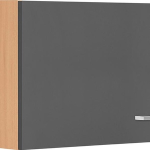 Klapphängeschrank OPTIFIT Tapa Schränke Gr. B/H/T: 90 cm x 35,2 cm x 34,9 cm, grau (anthrazit, buche) Hängeschränke Breite 90 cm