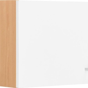 Klapphängeschrank OPTIFIT Tapa Schränke Gr. B/H/T: 90 cm x 35,2 cm x 34,9 cm, weiß (weiß, buche) Hängeschränke Breite 90 cm