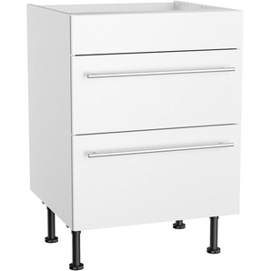 OPTIFIT Kochfeldumbauschrank Bern2 Breite 60 cm, Kochfeldumbauschrank, 2 Auszügen, 1 feste Blende