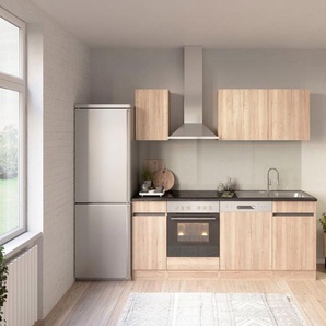 OPTIFIT Küche Safeli, Breite 210 cm, wahlweise mit oder ohne Hanseatic-E-Geräte