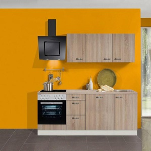 OPTIFIT Küchenzeile Padua, mit E-Geräten, Breite 210 cm