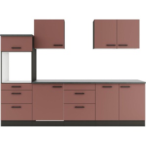OPTIFIT Küchenzeile Palma, Breite 270 cm, wahlweise mit E-Geräten, seitenverkehrt stellbar