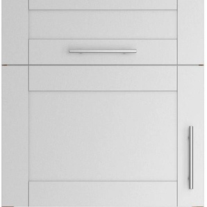 Kühlumbauschrank OPTIFIT Ahus Schränke Gr. B/H/T: 60 cm x 211,8 cm x 58,4 cm, 2 St., grau (hellgrau matt, wildeiche nachbildung) Kühlschrankumbauschränke Breite 60 cm