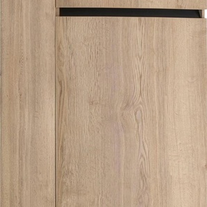 Kühlumbauschrank OPTIFIT Roth Schränke Gr. B/H/T: 60 cm x 206,8 cm x 57,1 cm, 2 St., Komplettausführung, braun (wildeichefarben, wildeichefarben) Kühlschrankumbauschränke Breite 60 cm