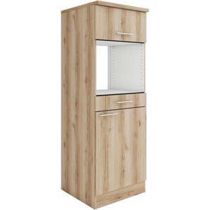 OPTIFIT Mikrowellenumbauschrank Bella Breite 60 cm, Nischenmaße B/T/H 56,7/55,5/44,8 cm