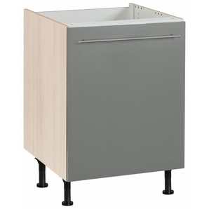OPTIFIT Spülenschrank Bern 60 cm breit, mit 1 Tür, mit höhenverstellbaren Füßen, mit Metallgriff