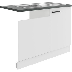 OPTIFIT Spülenschrank Palma Breite 110 cm, geeignet für teilintegrierte Geschirrspüler