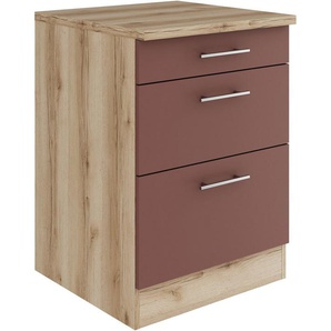 OPTIFIT Unterschrank Bella Breite 60 cm, 2 Auszüge, 1 Schubkasten