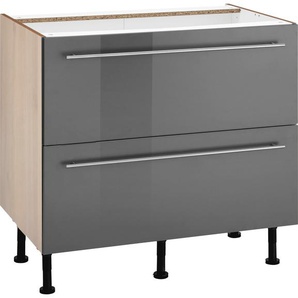 OPTIFIT Unterschrank Bern 90 cm breit, mit 2 großen Auszügen für viel Stauraum