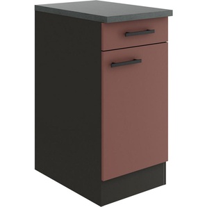 OPTIFIT Unterschrank Palma Breite 40 cm, mit 1 Tür und 1 Schubkasten