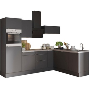 OPTIFIT Winkelküche Aken Stellbreite 270x200 cm, wahlweise mit E-Geräten und Stellvariante Spüle links oder rechts