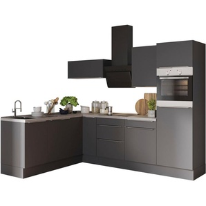 OPTIFIT Winkelküche Aken Stellbreite 270x200 cm, wahlweise mit E-Geräten und Stellvariante Spüle links oder rechts