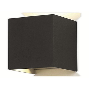 OPTONICA LED-Wandleuchte 7458, EEK: E, 12W, IP54, 1320 lm, 3000K, schwarz