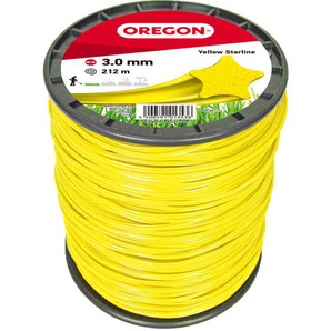 Oregon - Gelber Freischneidefaden sternförmig Yellow Starline 3,0 mm Durchmesser 212 m Länge