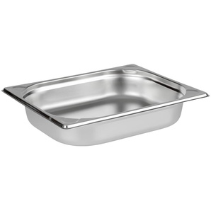 Organizer APS Aufbewahrungsboxen Gr. B/H/T: 32,5 cm x 26,5 cm x 9 cm, silberfarben Ordnungsboxen Aufbewahrungsbox, zum Transport, Anrichten und Lagern von Speisen