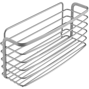 Organizer METALTEX Eureka Aufbewahrungsboxen Gr. B/H/T: 11 cm x 30 cm x 18 cm, silberfarben Küchenorganizer Küchenschrankkorb Ordnungsboxen Aufbewahrungsboxen