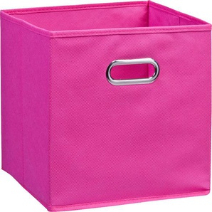Organizer ZELLER PRESENT Aufbewahrungsboxen Gr. B/H/T: 32 cm x 32 cm x 32 cm, pink Aufbewahrungsbox Ordnungsboxen Aufbewahrungsboxen
