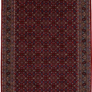 Orientteppich HOME AFFAIRE BH Oriantal Teppiche Gr. B/L: 70 cm x 140 cm, 12 mm, 1 St., rot Orientalische Muster reine Wolle, handgeknüpft, orientalisches Design, Wohnzimmer