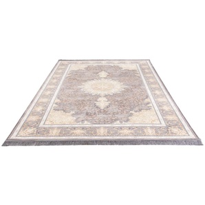 Orientteppich MORGENLAND Atousa Teppiche Gr. B/L: 200 cm x 300 cm, 7 mm, 1 St., grau Orientalische Muster