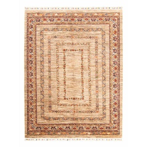 Orientteppich MORGENLAND Bidjar - Indus 90 x 60 cm dunkelrot Teppiche Gr. B/L: 60 cm x 90 cm, 15 mm, 0,54 m², 1 St., rot (dunkelrot) Orientalische Muster Wohnzimmer, Handgeknüpft, Einzelstück mit Zertifikat