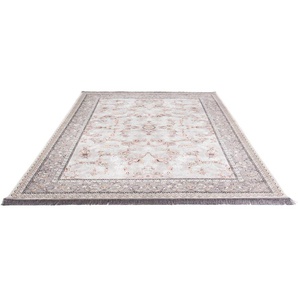 Orientteppich MORGENLAND Dorsa Teppiche Gr. B/L: 250 cm x 350 cm, 7 mm, 1 St., silberfarben (silber) Geknüpfte Teppiche