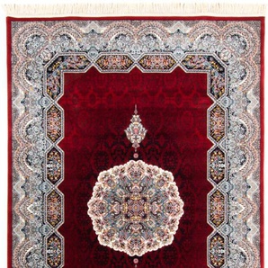 Orientteppich MORGENLAND Holyday Teppiche Gr. B/L: 250 cm x 350 cm, 9 mm, 1 St., rot Orientalische Muster Wohnzimmer, Fußbodenheizung geeignet