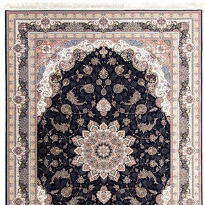 Orientteppich MORGENLAND Jamir Teppiche Gr. B/L: 250 cm x 350 cm, 6 mm, 1 St., schwarz Orientalische Muster