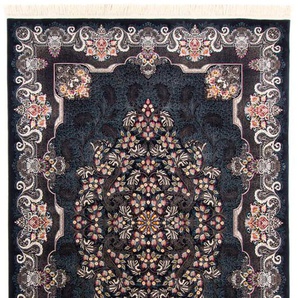 Orientteppich MORGENLAND Mouna Teppiche Gr. B/L: 150 cm x 225 cm, 9 mm, 1 St., schwarz Orientalische Muster