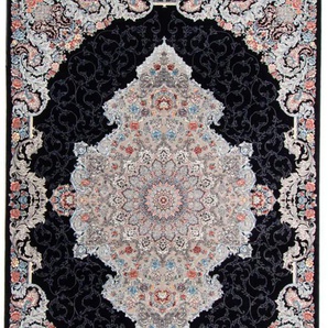 Orientteppich MORGENLAND Naahal Teppiche Gr. B/L: 250 cm x 350 cm, 9 mm, 1 St., schwarz Orientalische Muster