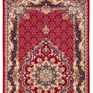 Orientteppich MORGENLAND Orientteppich - Aayan rechteckig Teppiche Gr. B/L: 100 cm x 300 cm, 9 mm, 3 m², 1 St., rot Orientalische Muster