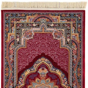 Orientteppich MORGENLAND Orientteppich - Abram rechteckig Teppiche Gr. B/L: 100 cm x 200 cm, 9 mm, 2 m², 1 St., rot Orientalische Muster