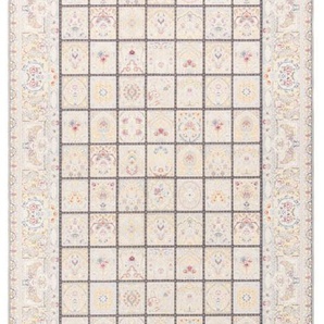 Orientteppich MORGENLAND Orientteppich - Afarinesh rechteckig Teppiche Gr. B/L: 100 cm x 200 cm, 6 mm, 2 m², 1 St., schwarz Orientalische Muster