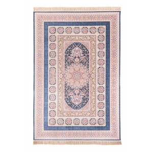 Orientteppich MORGENLAND Orientteppich - Akghar läufer Teppiche Gr. B/L: 300 cm x 400 cm, 8 mm, 12 m², 1 St., blau (dunkelblau) Orientalische Muster