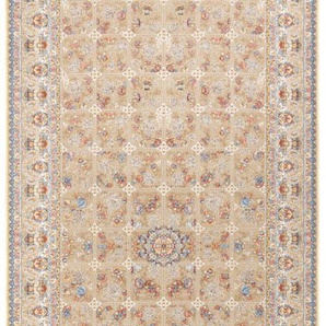 Orientteppich MORGENLAND Orientteppich - Anaa läufer Teppiche Gr. B/L: 100 cm x 400 cm, 8 mm, 4 m², 1 St., beige Geknüpfte Teppiche