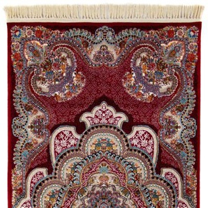 Orientteppich MORGENLAND Orientteppich - Aryan läufer Teppiche Gr. B/L: 100 cm x 200 cm, 9 mm, 2 m², 1 St., rot (dunkelrot) Orientalische Muster
