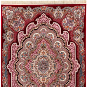 Orientteppich MORGENLAND Orientteppich - Aryan läufer Teppiche Gr. B/L: 200 cm x 300 cm, 9 mm, 6 m², 1 St., rot (dunkelrot) Orientalische Muster