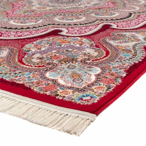 Orientteppich MORGENLAND Orientteppich - Aryan läufer Teppiche Gr. B/L: 200 cm x 300 cm, 9 mm, 6 m², 1 St., rot (dunkelrot) Orientalische Muster