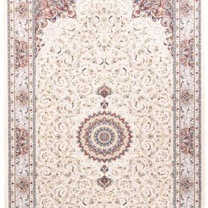 Orientteppich MORGENLAND Orientteppich - Baran läufer Teppiche Gr. B/L: 100 cm x 200 cm, 6 mm, 2 m², 1 St., beige (creme) Orientalische Muster