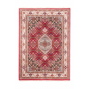 Orientteppich MORGENLAND Orientteppich - Bidjar Indus Bombay läufer Teppiche Gr. B/L: 170 cm x 240 cm, 18 mm, 4,08 m², 1 St., rot Orientalische Muster handgeknüpft