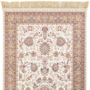 Orientteppich MORGENLAND Orientteppich - Bikaran rechteckig Teppiche Gr. B/L: 100 cm x 400 cm, 8 mm, 4 m², 1 St., beige Geknüpfte Teppiche