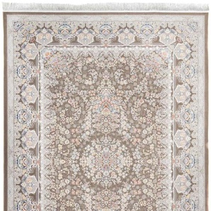 Orientteppich MORGENLAND Orientteppich - Deljan rechteckig Teppiche Gr. B/L: 150 cm x 225 cm, 6 mm, 3,38 m², 1 St., grau Orientalische Muster