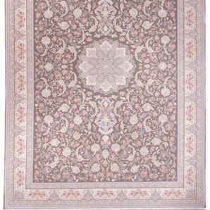 Orientteppich MORGENLAND Orientteppich - Gity rechteckig Teppiche Gr. B/L: 100 cm x 150 cm, 8 mm, 1,5 m², 1 St., grau Orientalische Muster
