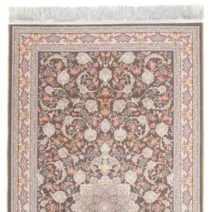 Orientteppich MORGENLAND Orientteppich - Gity rechteckig Teppiche Gr. B/L: 100 cm x 200 cm, 8 mm, 2 m², 1 St., grau Orientalische Muster