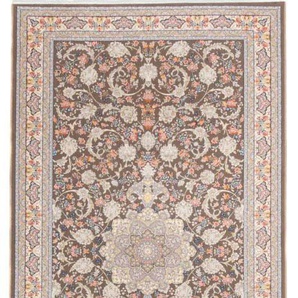 Orientteppich MORGENLAND Orientteppich - Gity rechteckig Teppiche Gr. B/L: 100 cm x 400 cm, 8 mm, 4 m², 1 St., grau Orientalische Muster