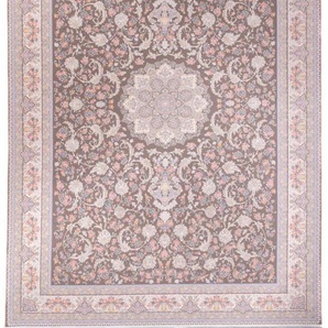 Orientteppich MORGENLAND Orientteppich - Gity rechteckig Teppiche Gr. B/L: 250 cm x 350 cm, 8 mm, 8,75 m², 1 St., grau Orientalische Muster